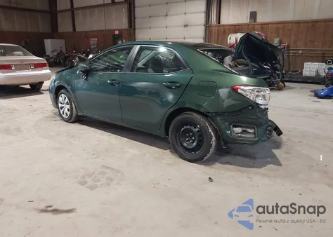 2016 Toyota Corolla Le z USA, uszkodzony, nr VIN 5YFBURHE8GP475445